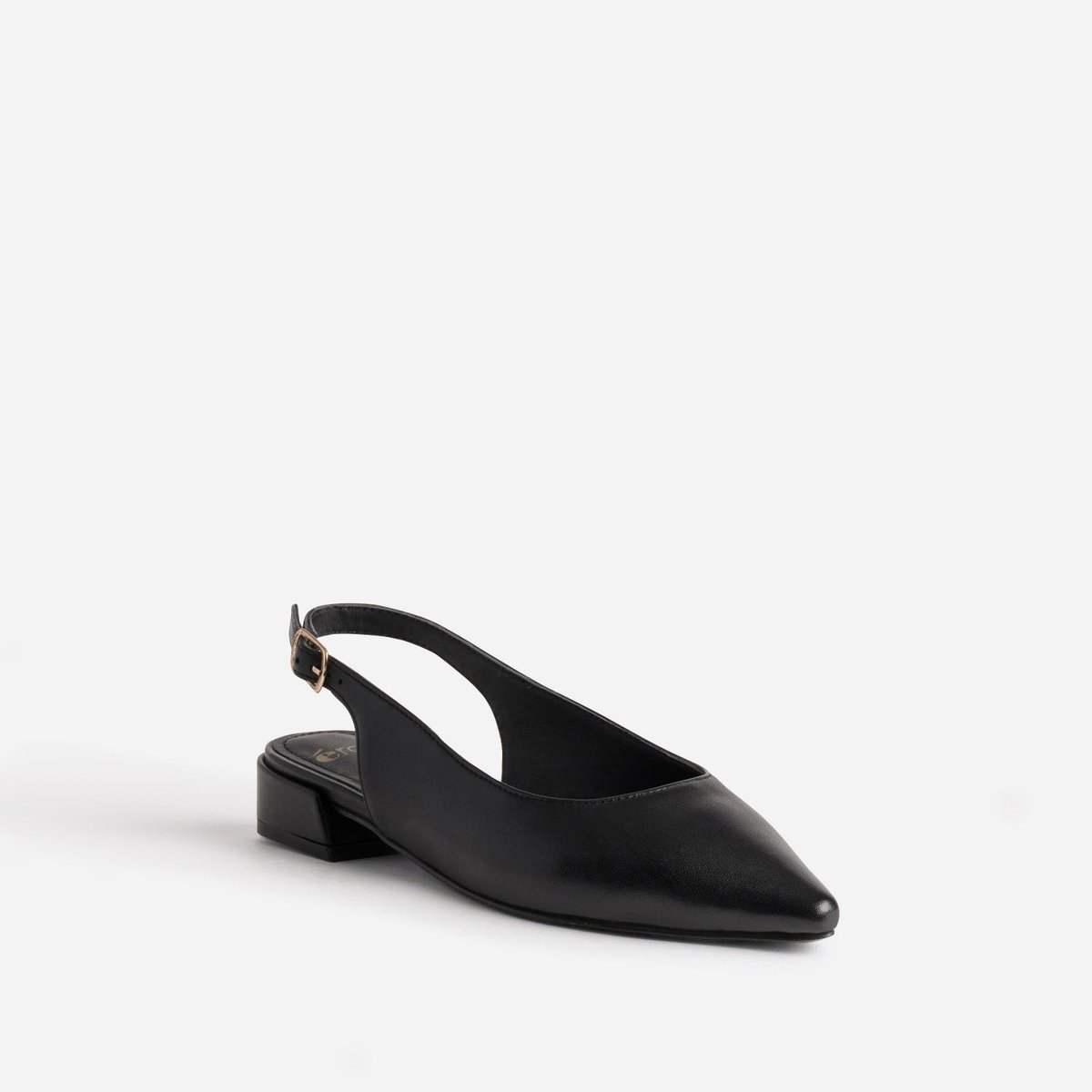 Ballerine en cuir BEDRA noir, ERAM