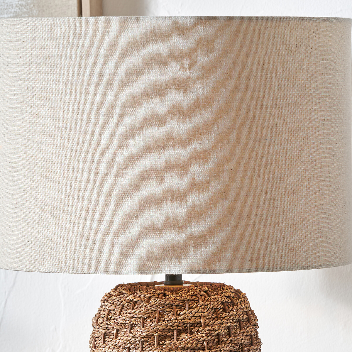 Adrian Woven Seagrass Floor Lamp brown , SO'HOME