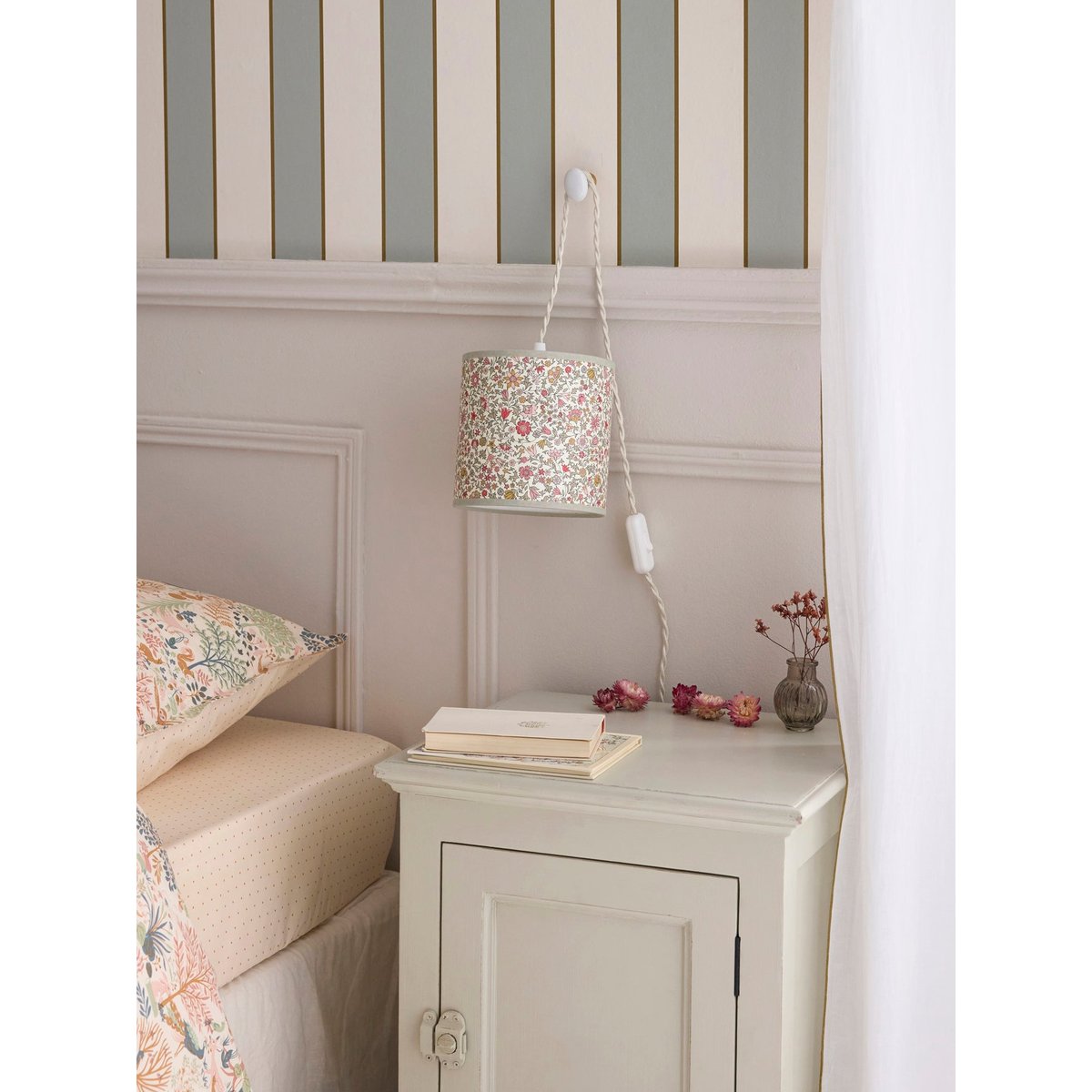 Abat-jour pour lampe baladeuse tissu Liberty liberty godington park, CYRILLUS