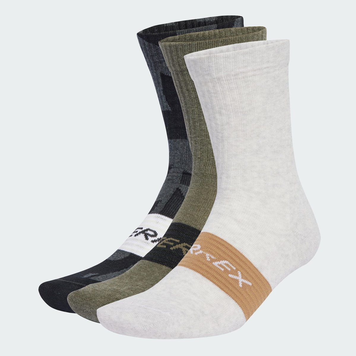 Chaussettes Terrex Multi (3 Paires) Chaussettes Terrex Multi (3 Paires) black / olive strata / white, adidas Performance