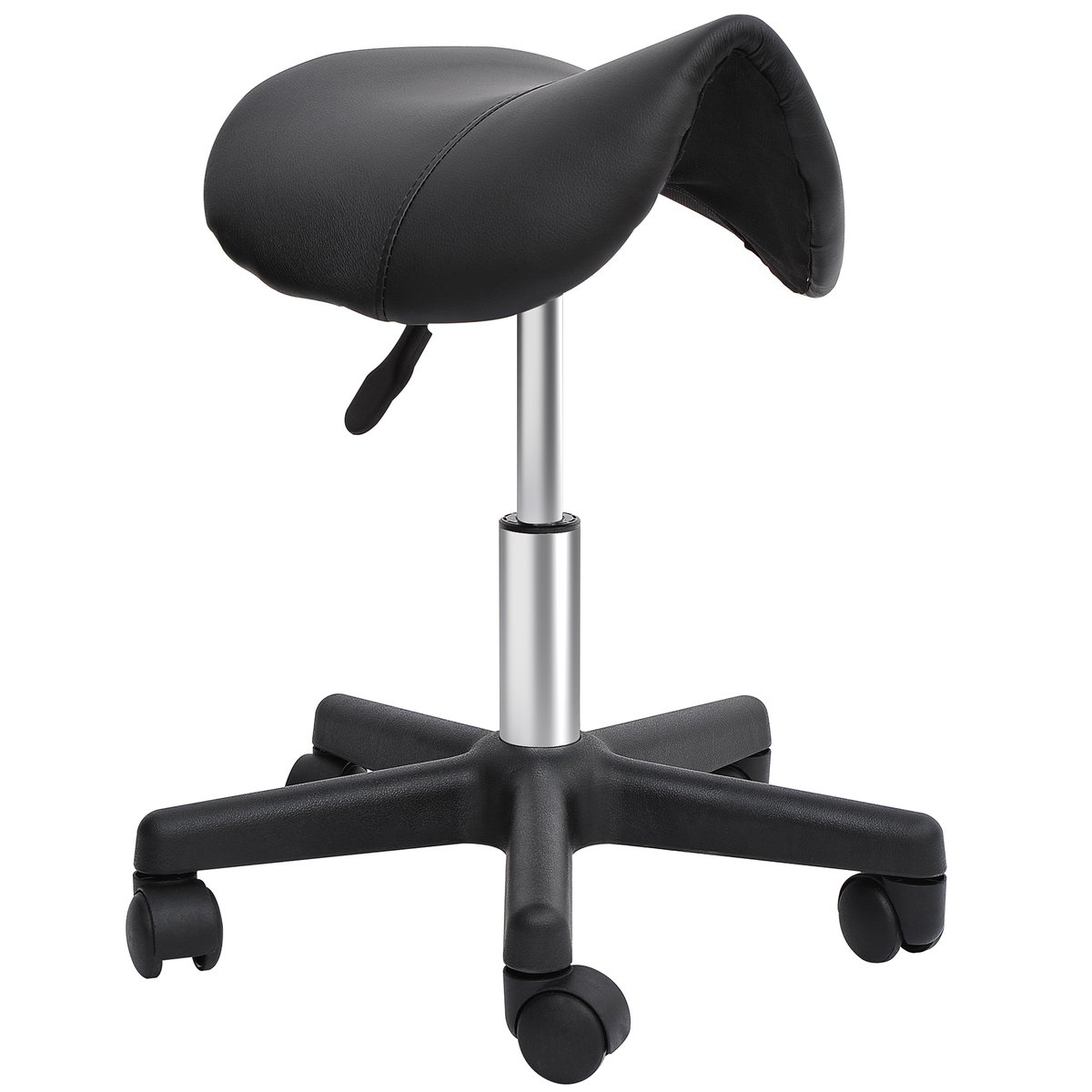 Tabouret de salon Métal Noir noir, HOMCOM