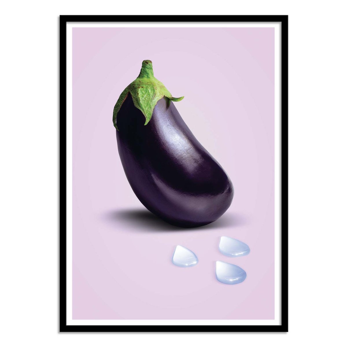 Affiche d'art - Juicy eggplant - Jonas Loose violet, WALL EDITIONS