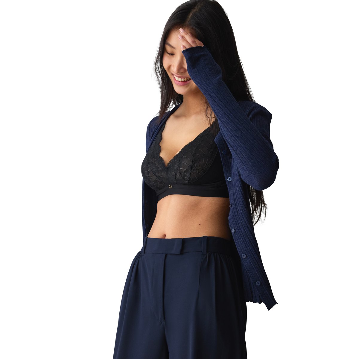 Bralette dentelle LOVE IN LACE N02 noir, TRIUMPH