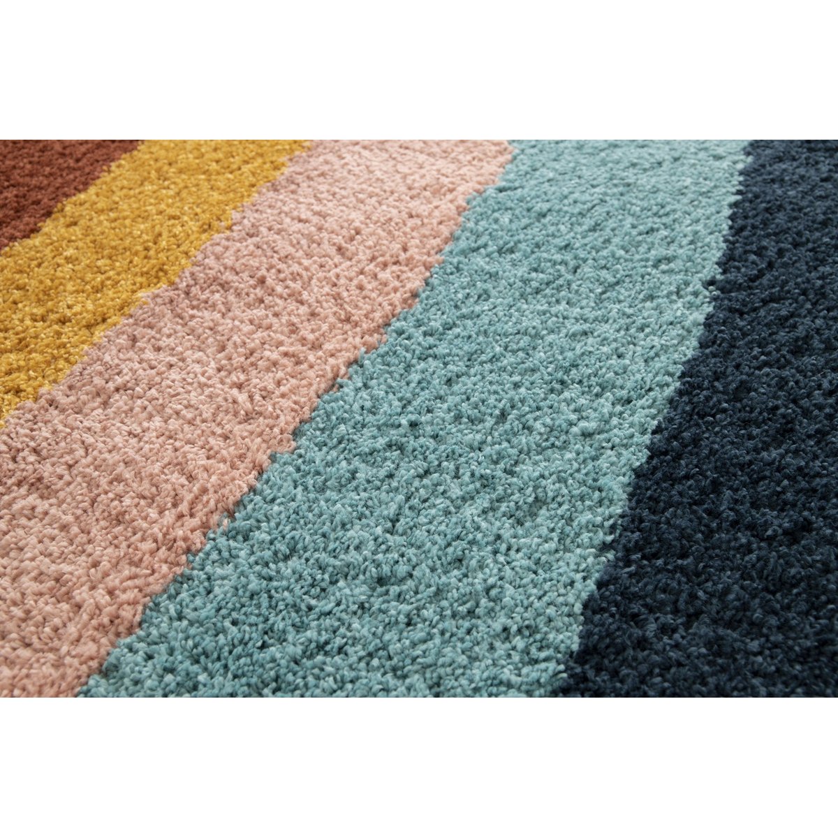 Tapis enfant rond épais et confortable ARCHY palette colorée, AFK LIVING
