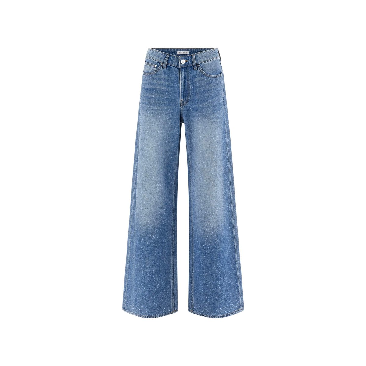 Jeans En Strass Alba bleu, GUESS