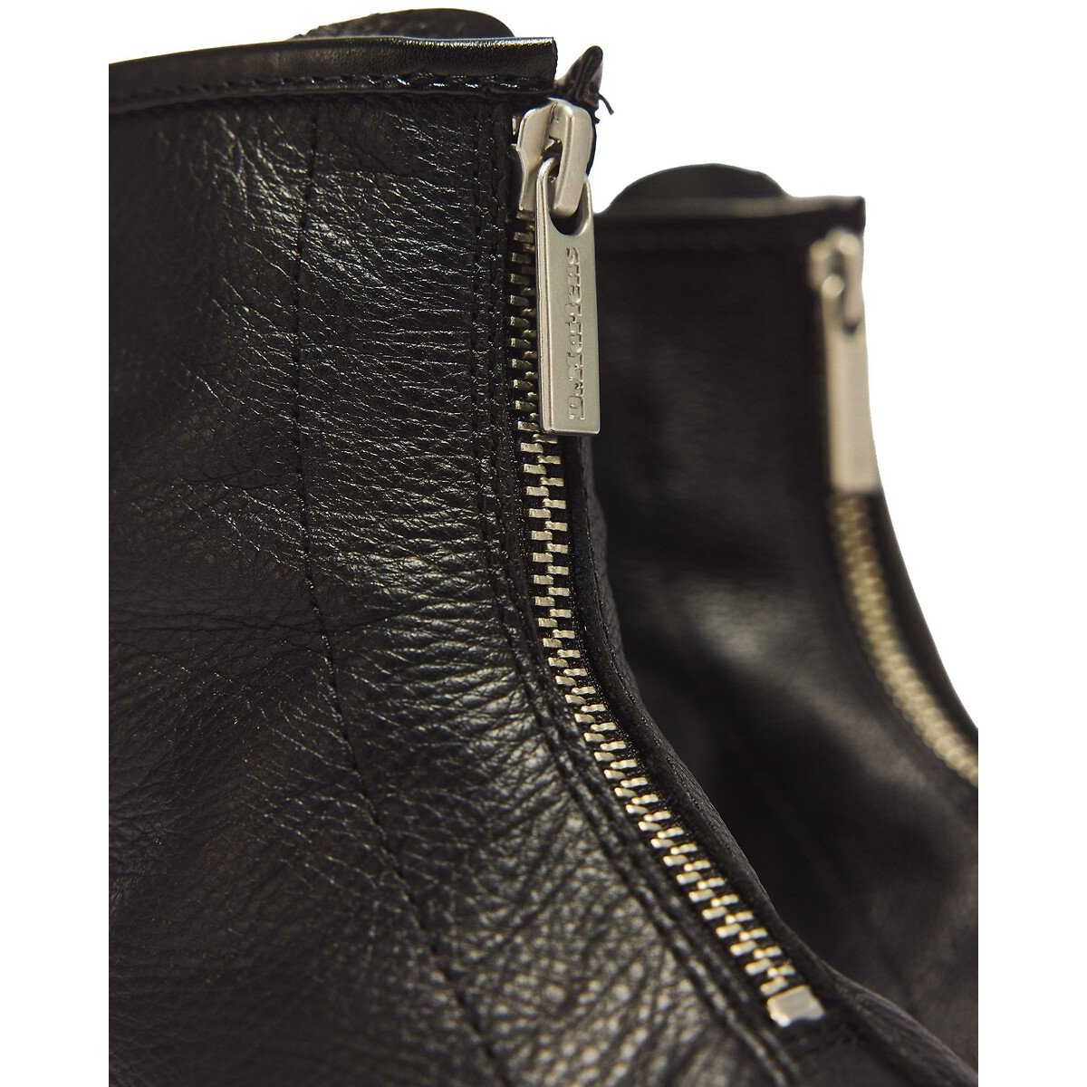 Boots 1460 zippées en cuir Virginia noir, DR. MARTENS