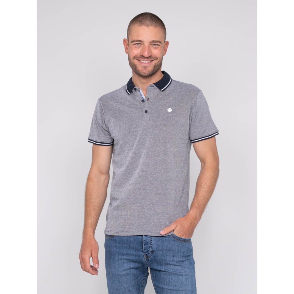 Polo Manches Courtes Pur Coton Pigaston noir, RITCHIE