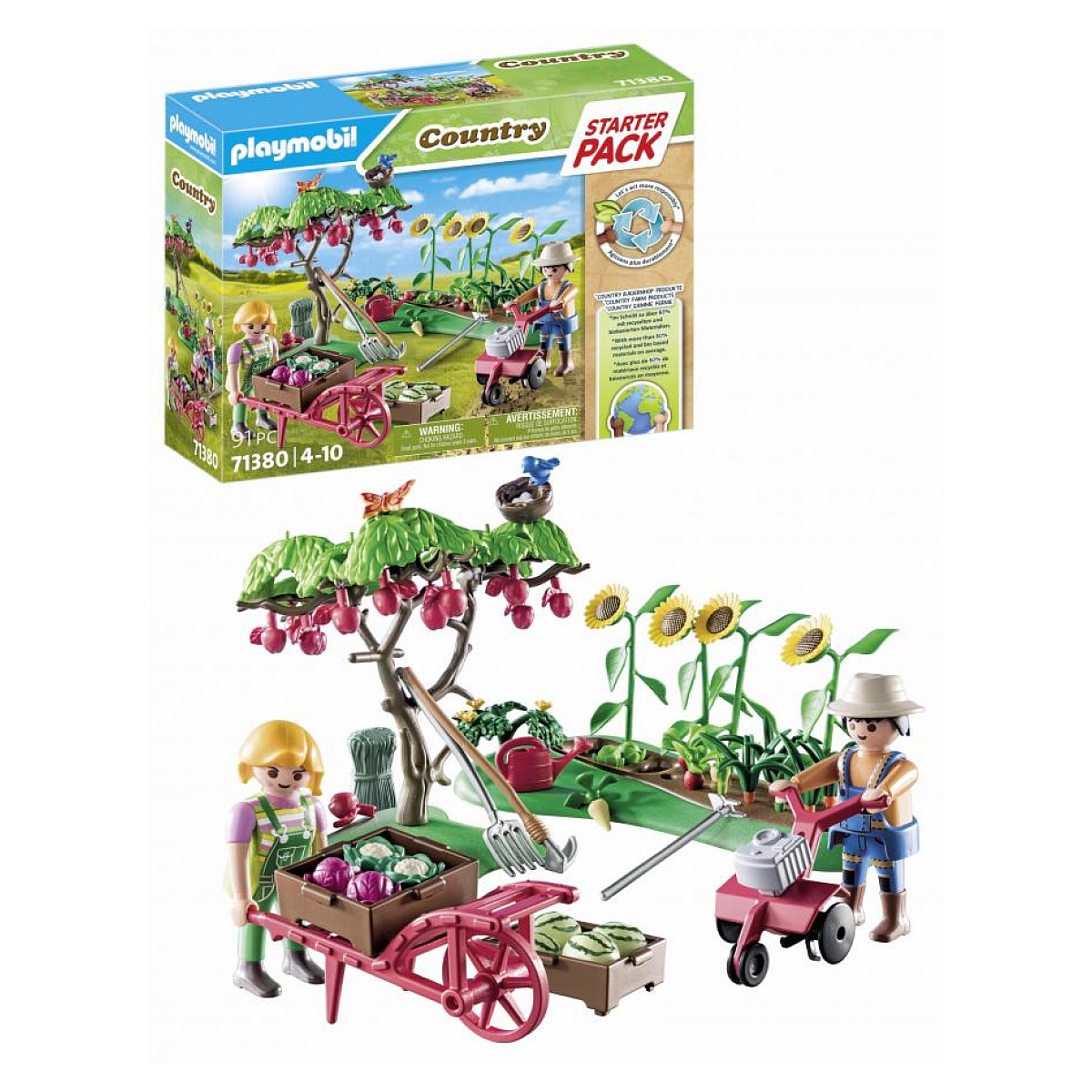 Starter Pack Jardin potager multicolore, PLAYMOBIL