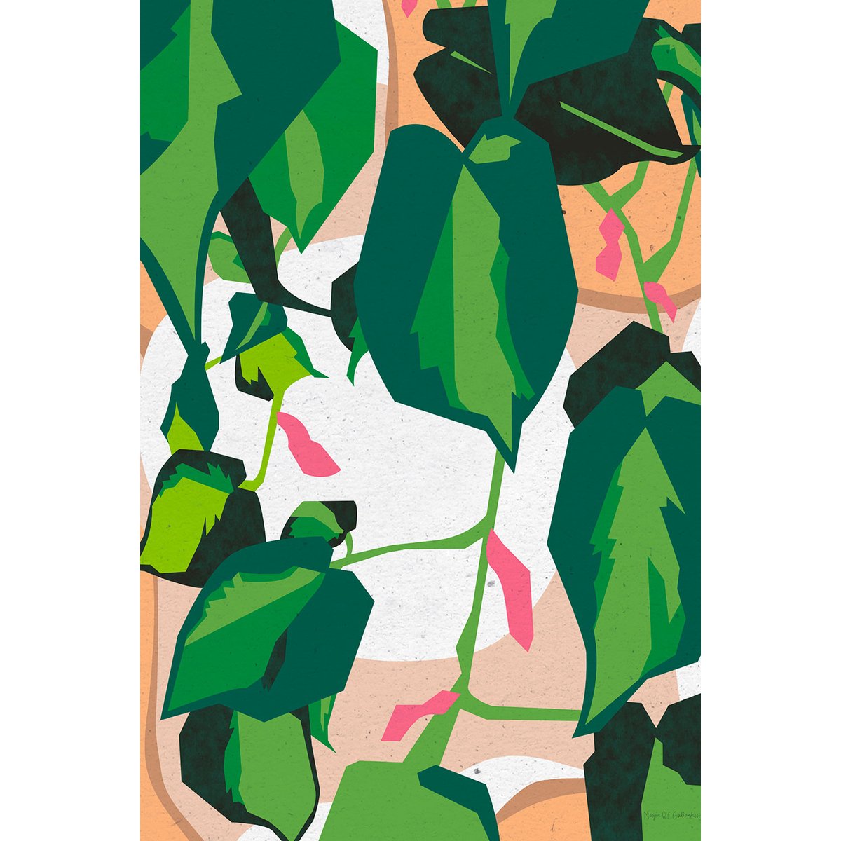 Tableau green touch tableau alu dibond, HEXOA