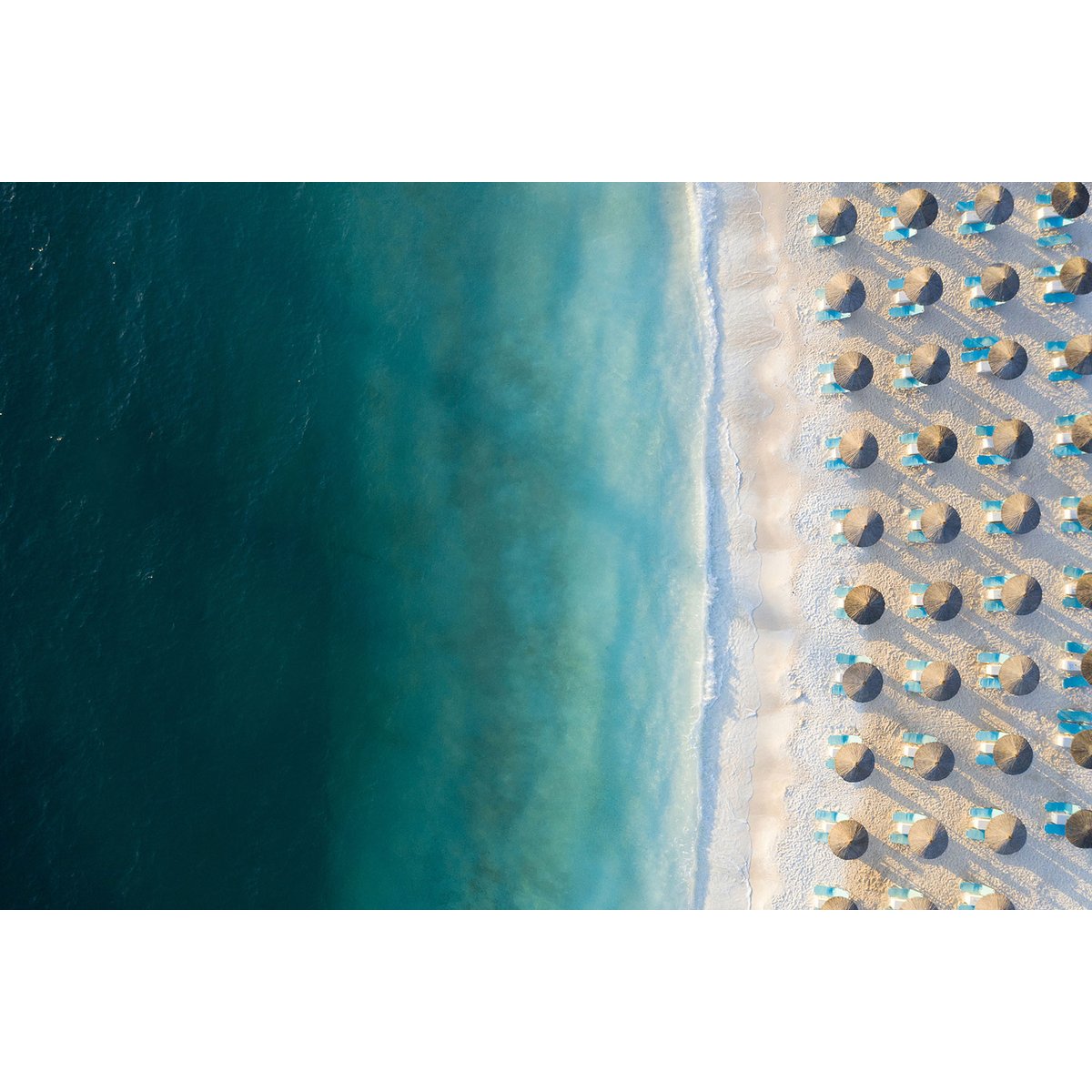 Tableau bleu pacifique tableau alu dibond, HEXOA