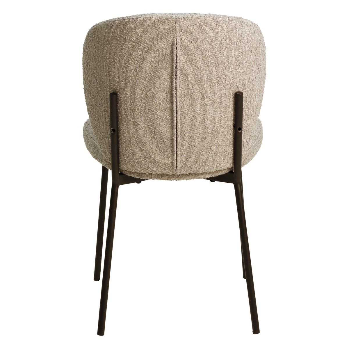 Chaise repas effet laine bouclette sable, ZAGO