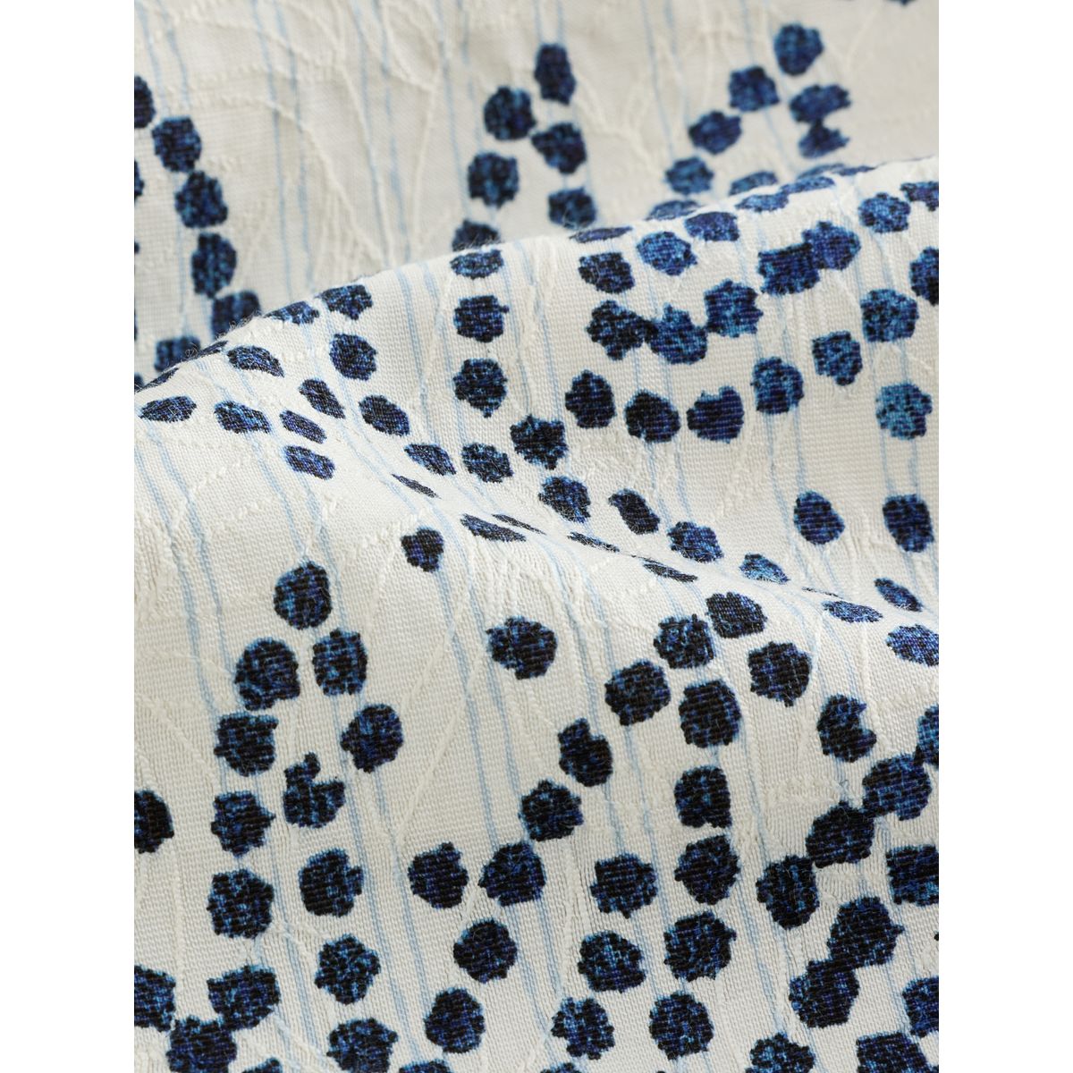 Jupe courte portefeuille à imprimé palmier blanc/bleu marine, NEXT