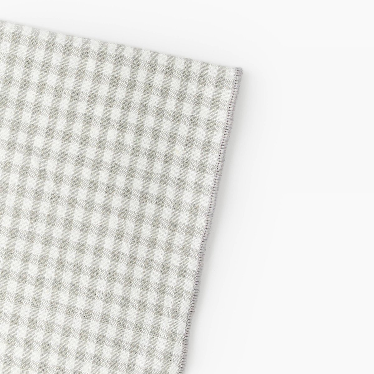 Lot de 2 serviettes de table coton-lin, 40x40cm mineral, MONOPRIX