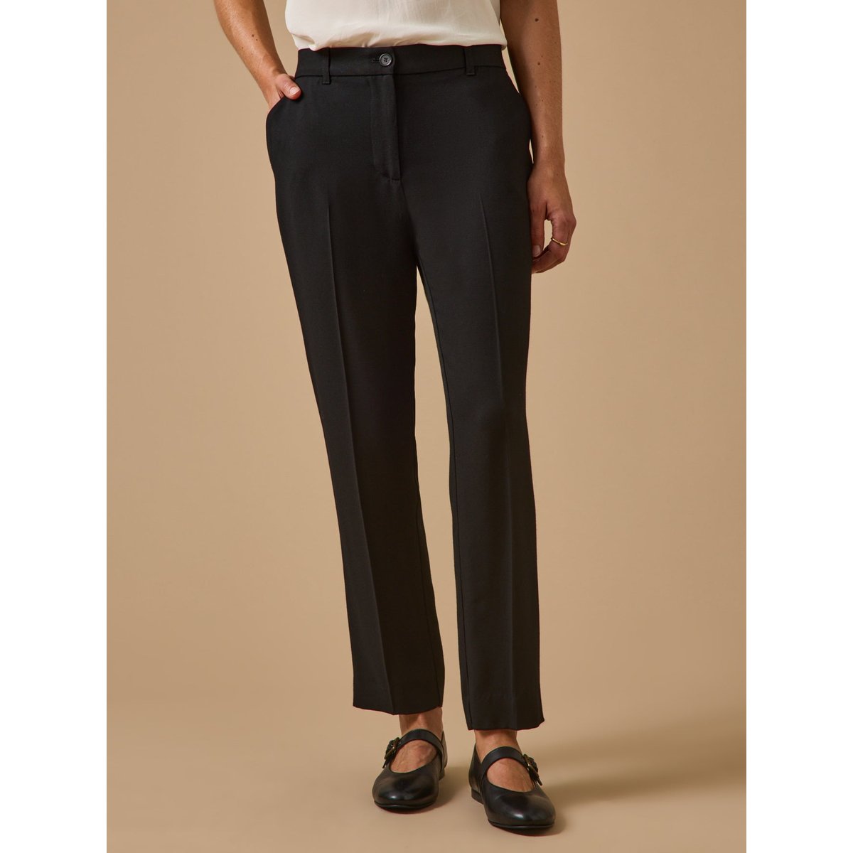 Pantalon fuselé Eugenie noir, CYRILLUS