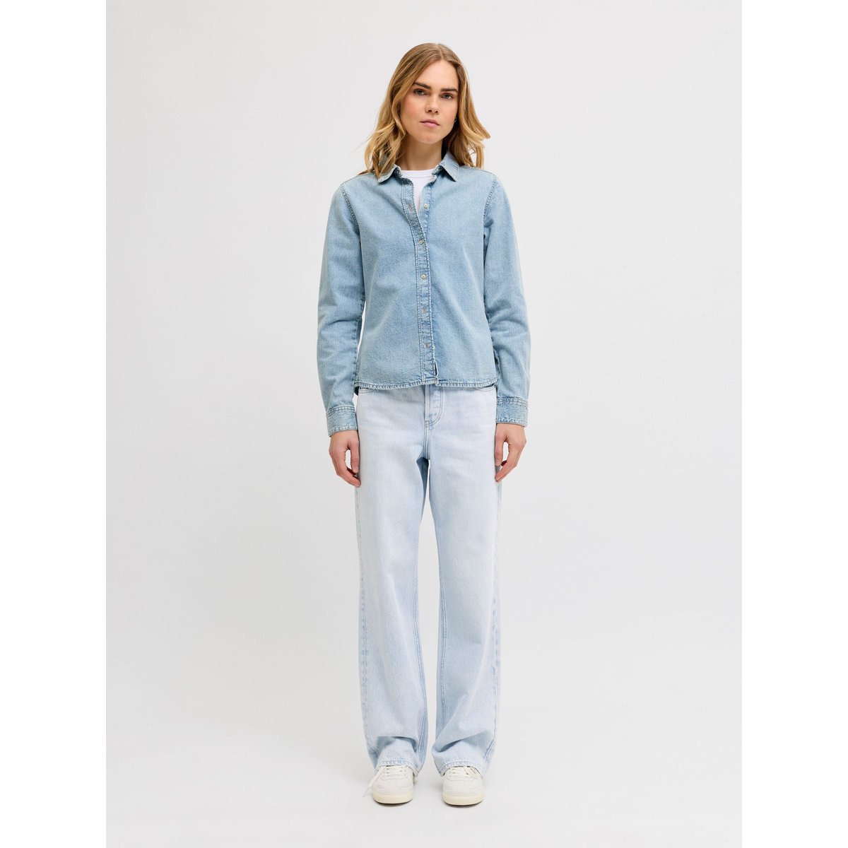 Jean À Coupe Ample light blue denim, JJXX