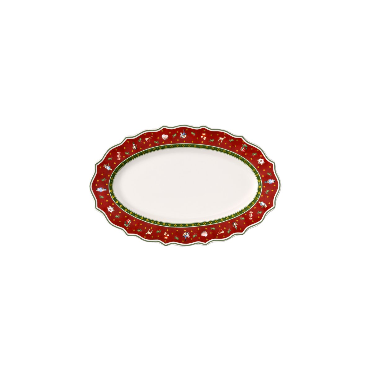 Plat À Servir Moyen TOY'S DELIGHT rouge, VILLEROY & BOCH