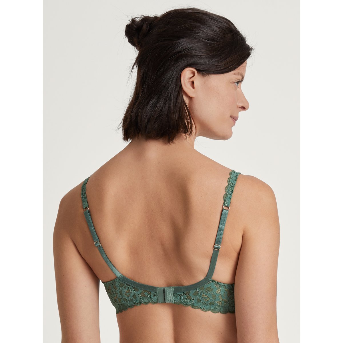 Soutien-gorge soft sans armatures Polyamide NATURAL COMFORT LACE vert laurier, CALIDA