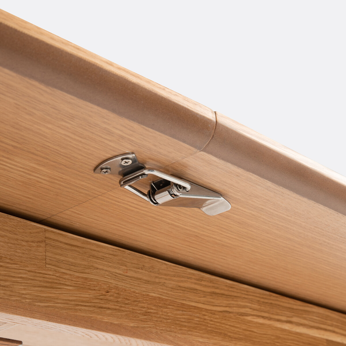 Mesa de comedor extensible, en madera de roble y chapado, de 6 a 8 cubiertos, YVAN roble, LA REDOUTE INTERIEURS