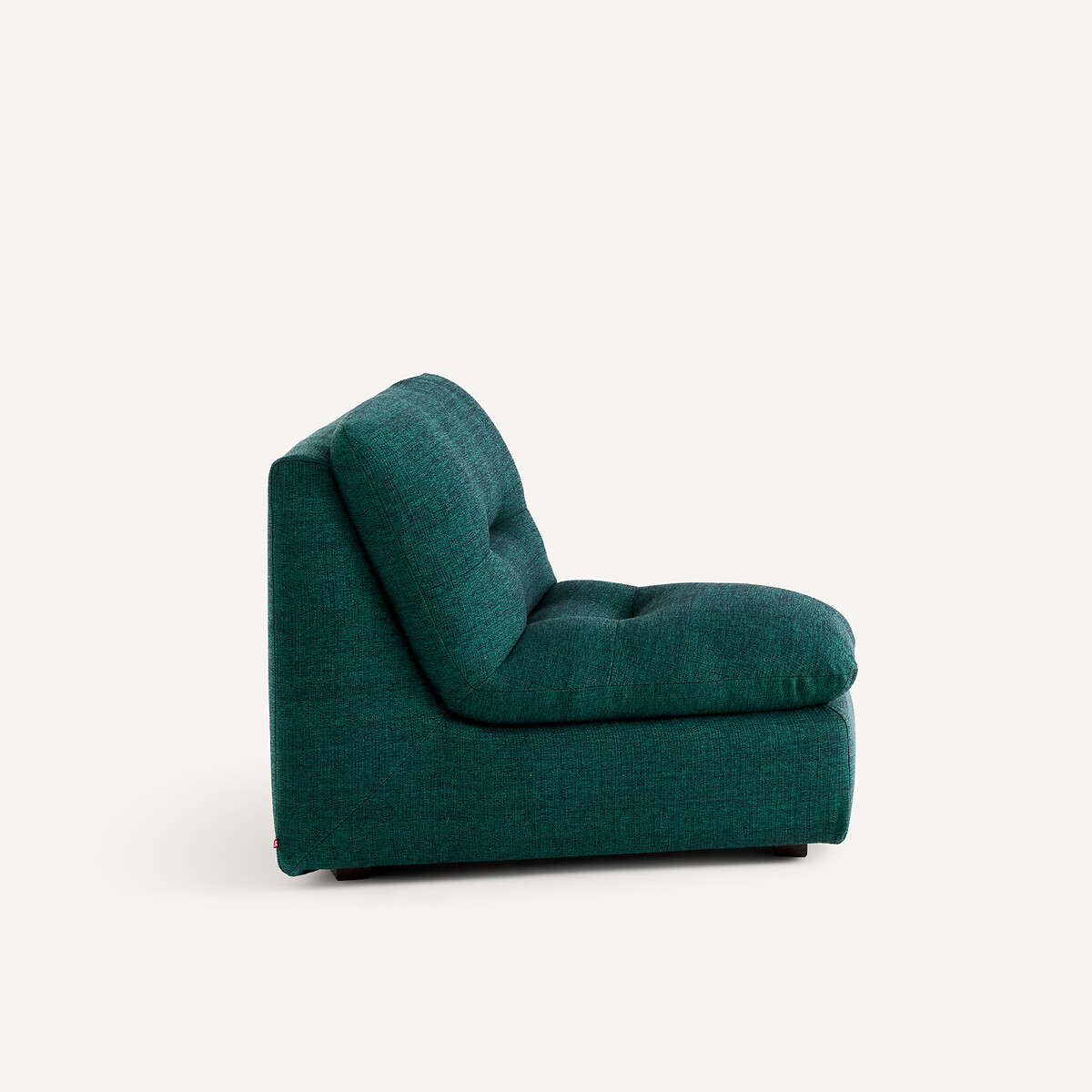 Modulares Ecksofa aus meliertem Stoff, GIULIANO dunkelgrün, AM.PM