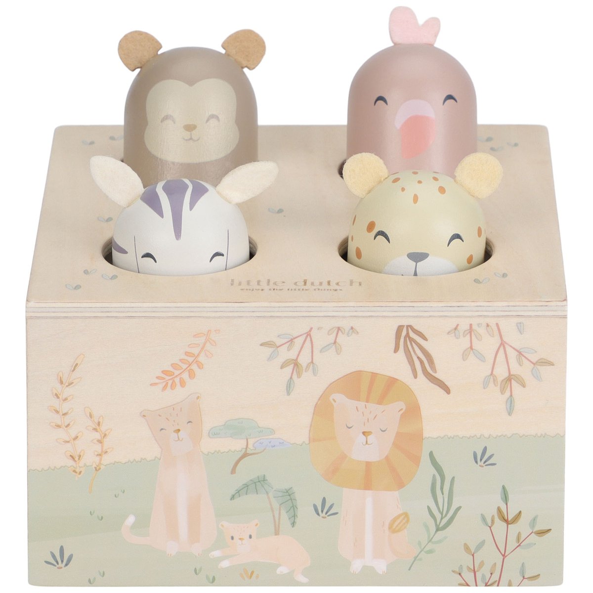 Jouet popup vert, multicolore, bois, LITTLE DUTCH