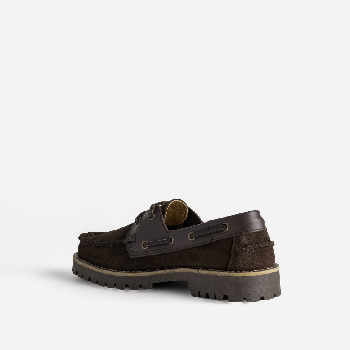 Derby en cuir FOZIA chocolat, ERAM