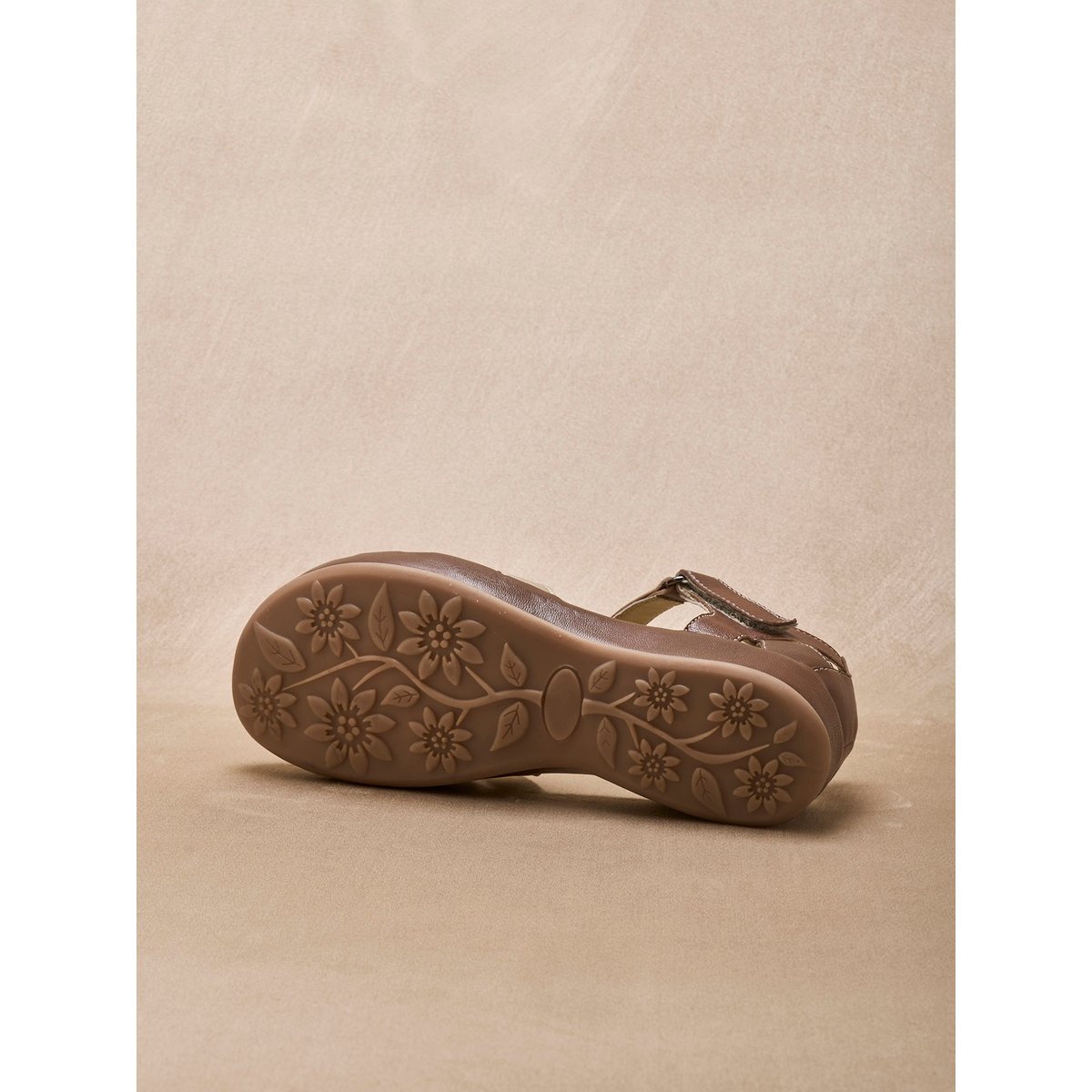Salomés femme brides croisées marron, PEDICONFORT