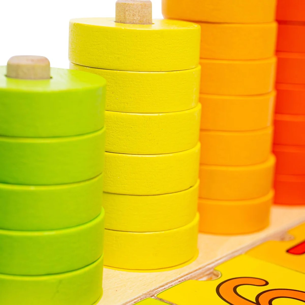 Jeu pour apprendre à compter beige, BIGJIGS