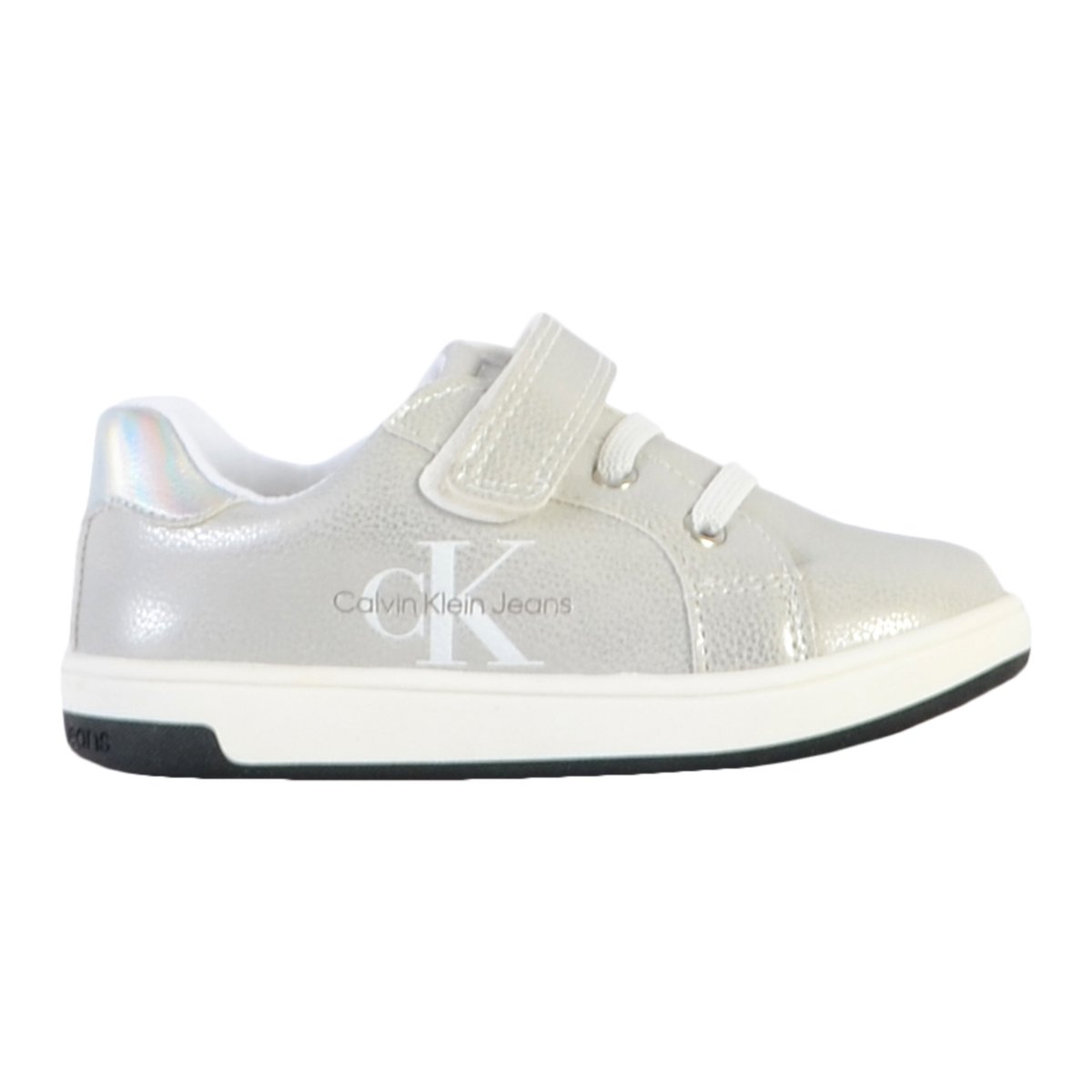 Basket à Lacets Jeans argent, CALVIN KLEIN JEANS