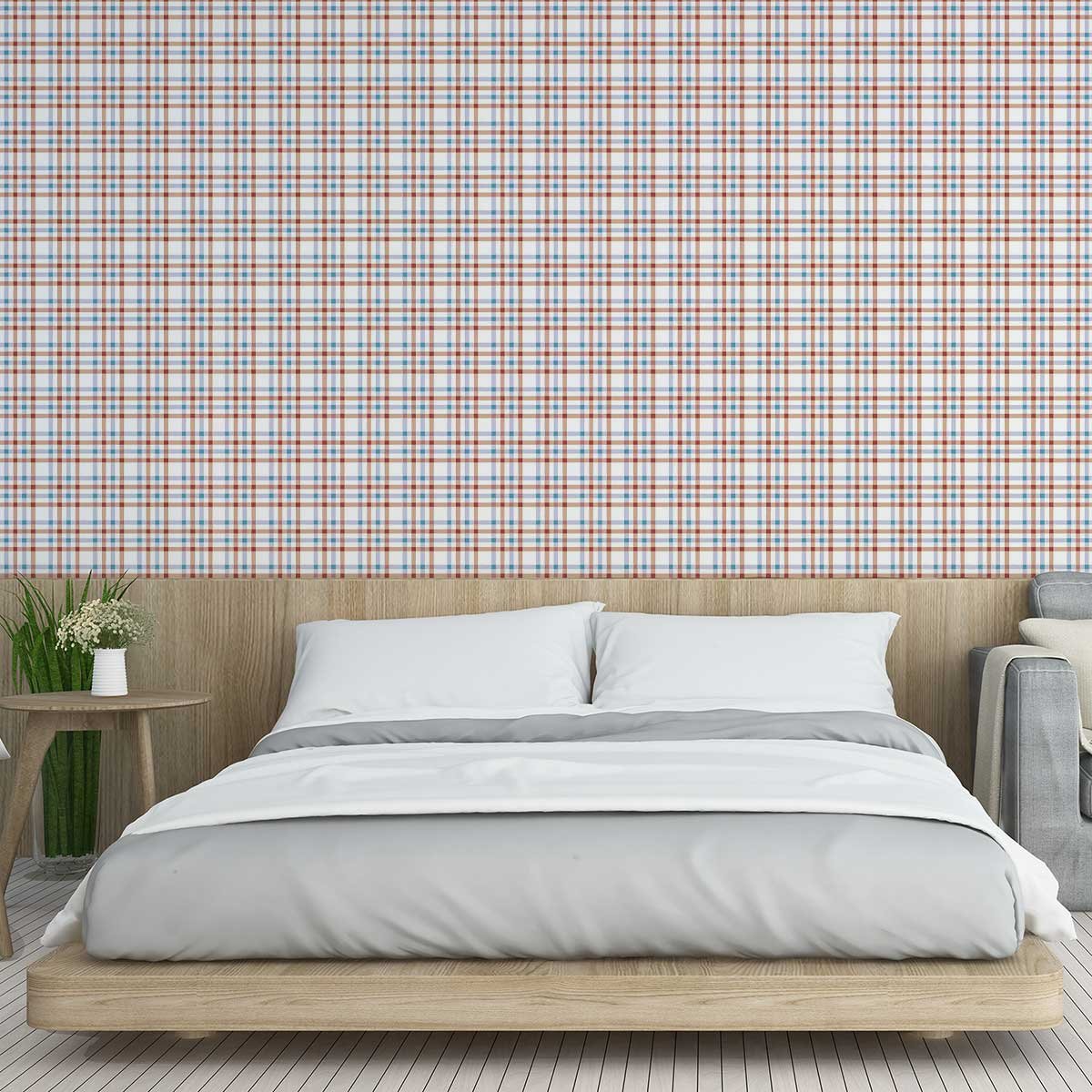 Papier peint carreaux harmonie intissé, HEXOA