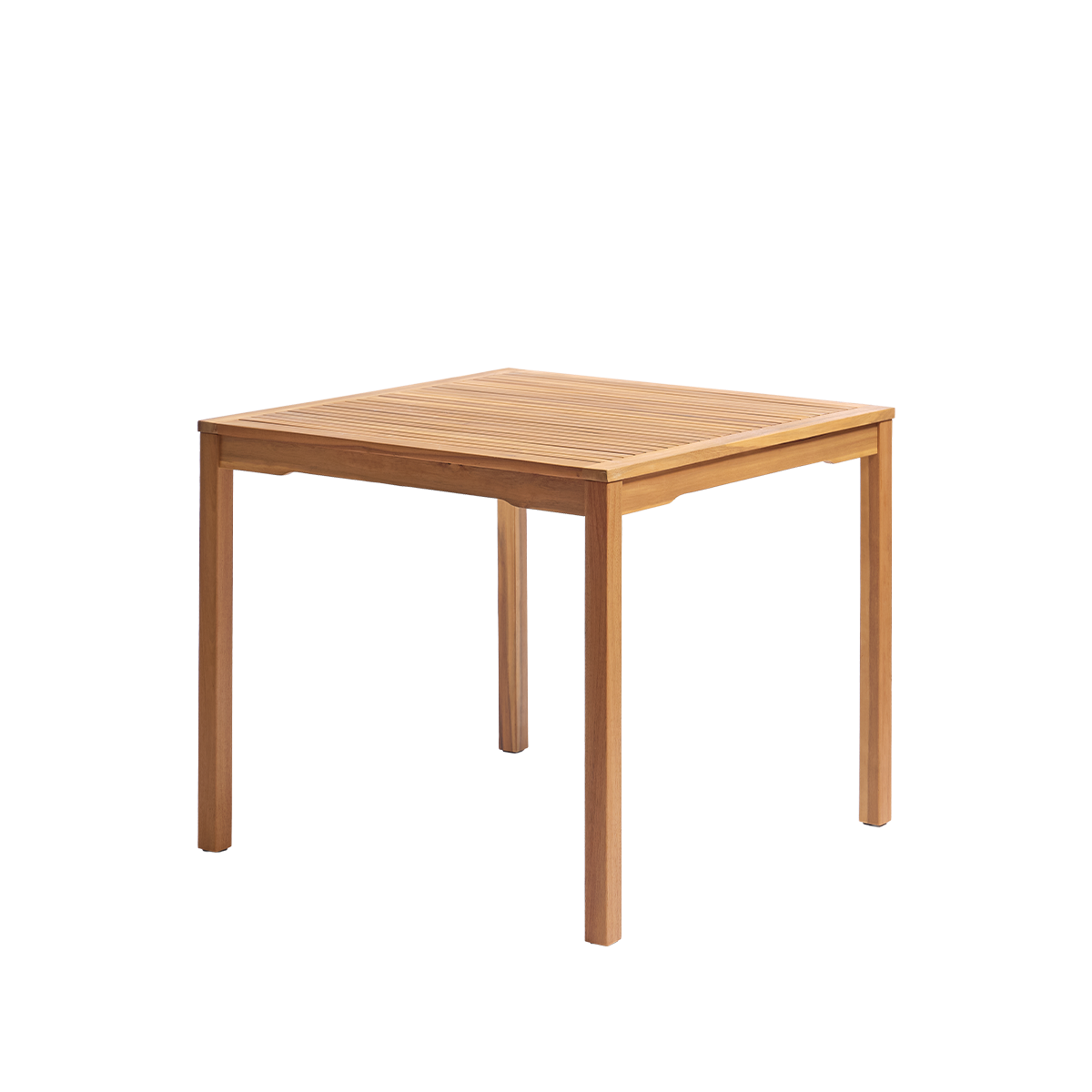 Table de jardin en acacia massif 90 cm MILOS naturel, BERAH GETAH