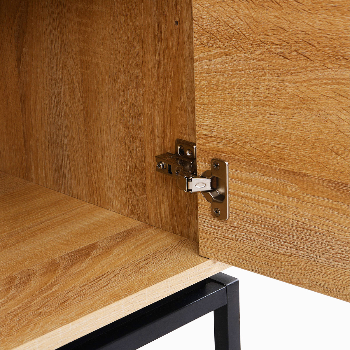 Buffet 4 portes - TALIA effet bois, HOMIFAB