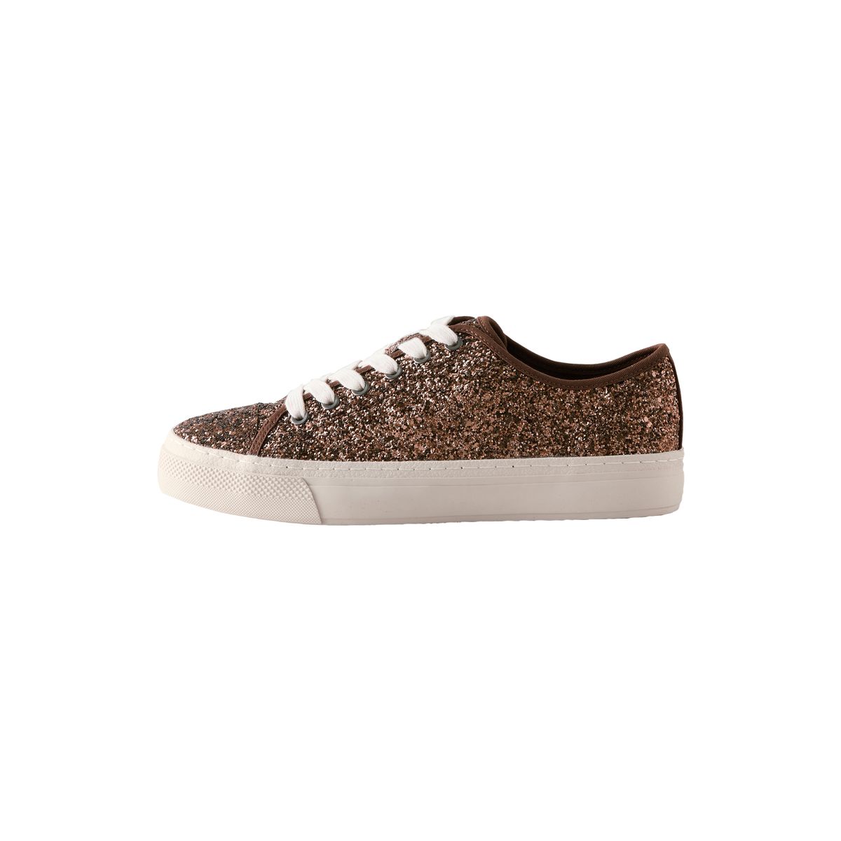 Baskets à lacets pailletées forever comfort® paillettes bronze, NEXT