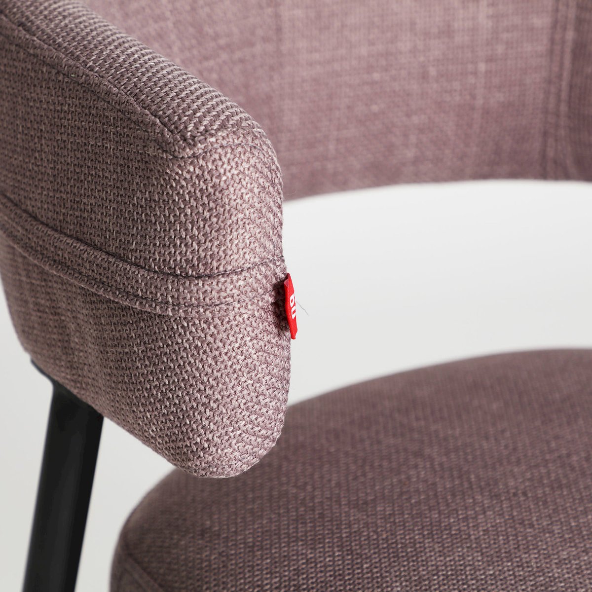 Chaise contemporaine collection merano mûre effet marbré et noir, RECOLLECTION