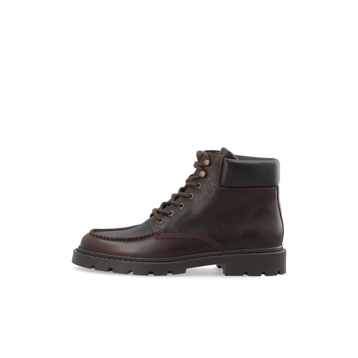 Bottes À Lacets darkbrown1, BIANCO