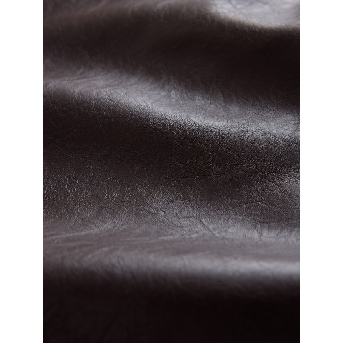 Jupe kilt mi-longue en similicuir marron chocolat, NEXT