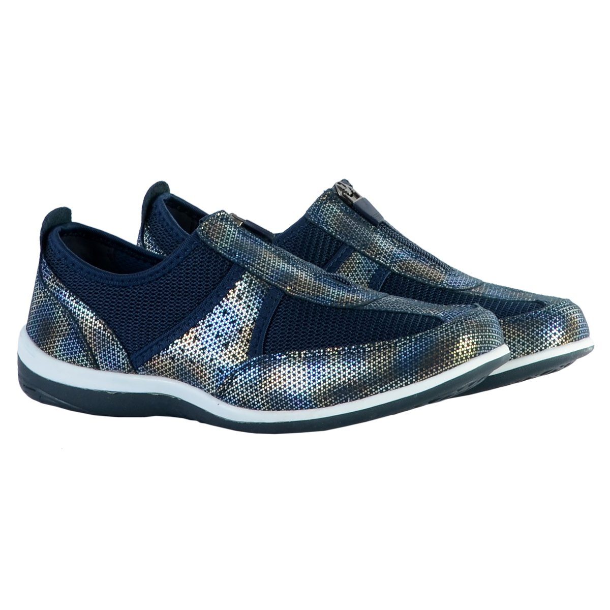 Derby Confort Cuir marine, ENZA NUCCI