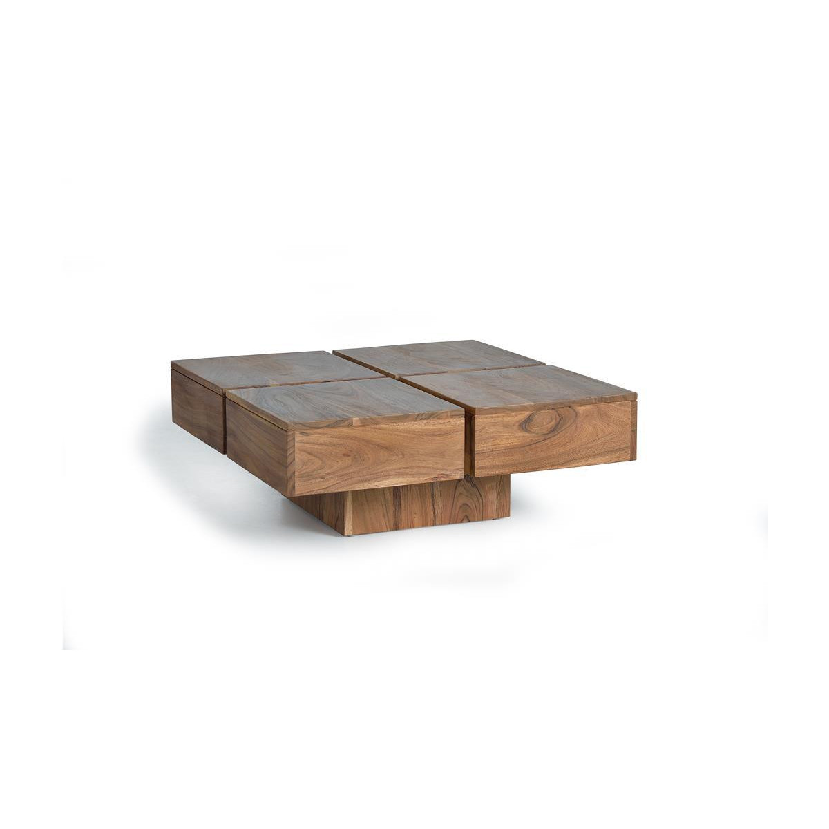 Table basse - ENÉLISE marron, DECORATION D’AUTREFOIS