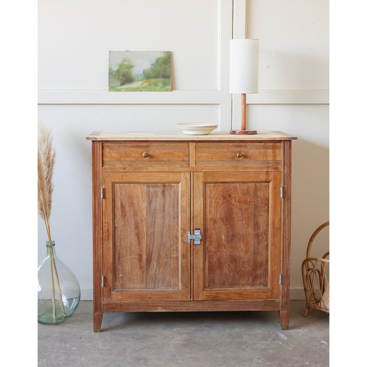 Buffet parisien en bois Gilbert N°1834 - Bon état bois clair, DEBONGOUT