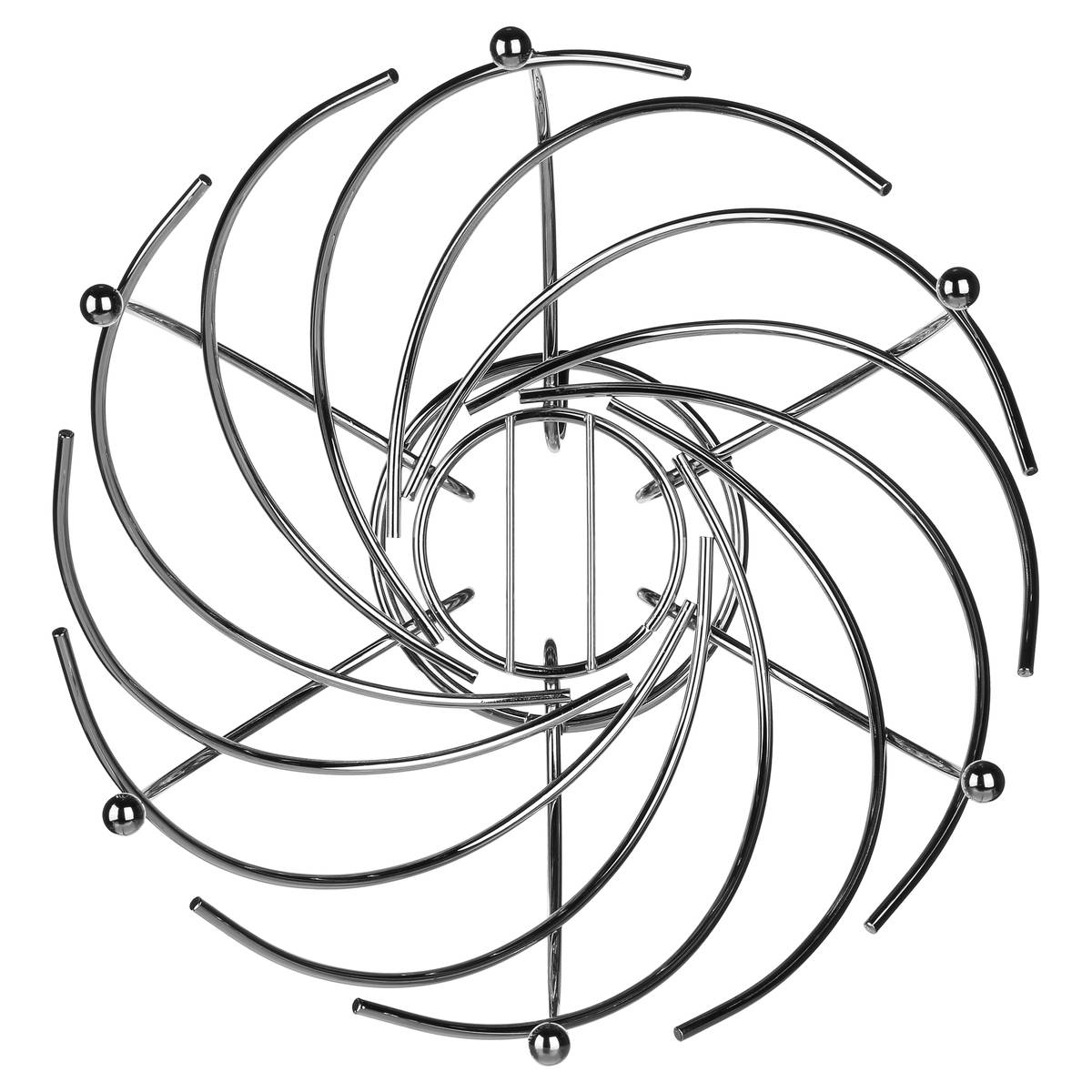 Corbeille spirale argent, 5FIVE SIMPLY SMART
