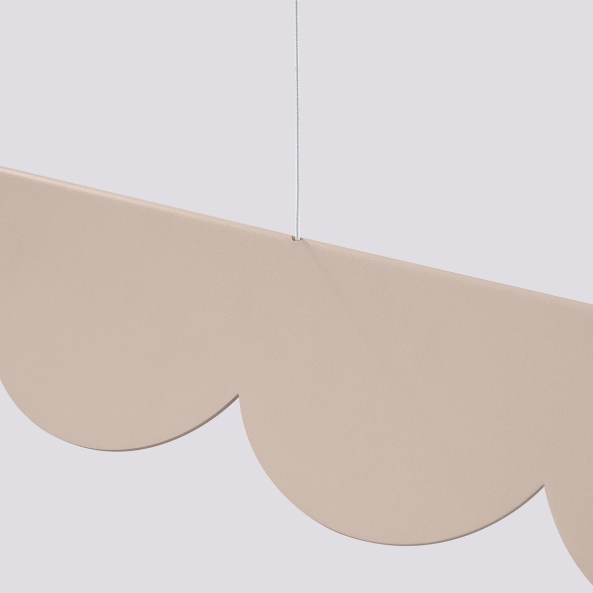 Suspension Aluminium Taupe LED 1 Biscuit taupe, EDEN