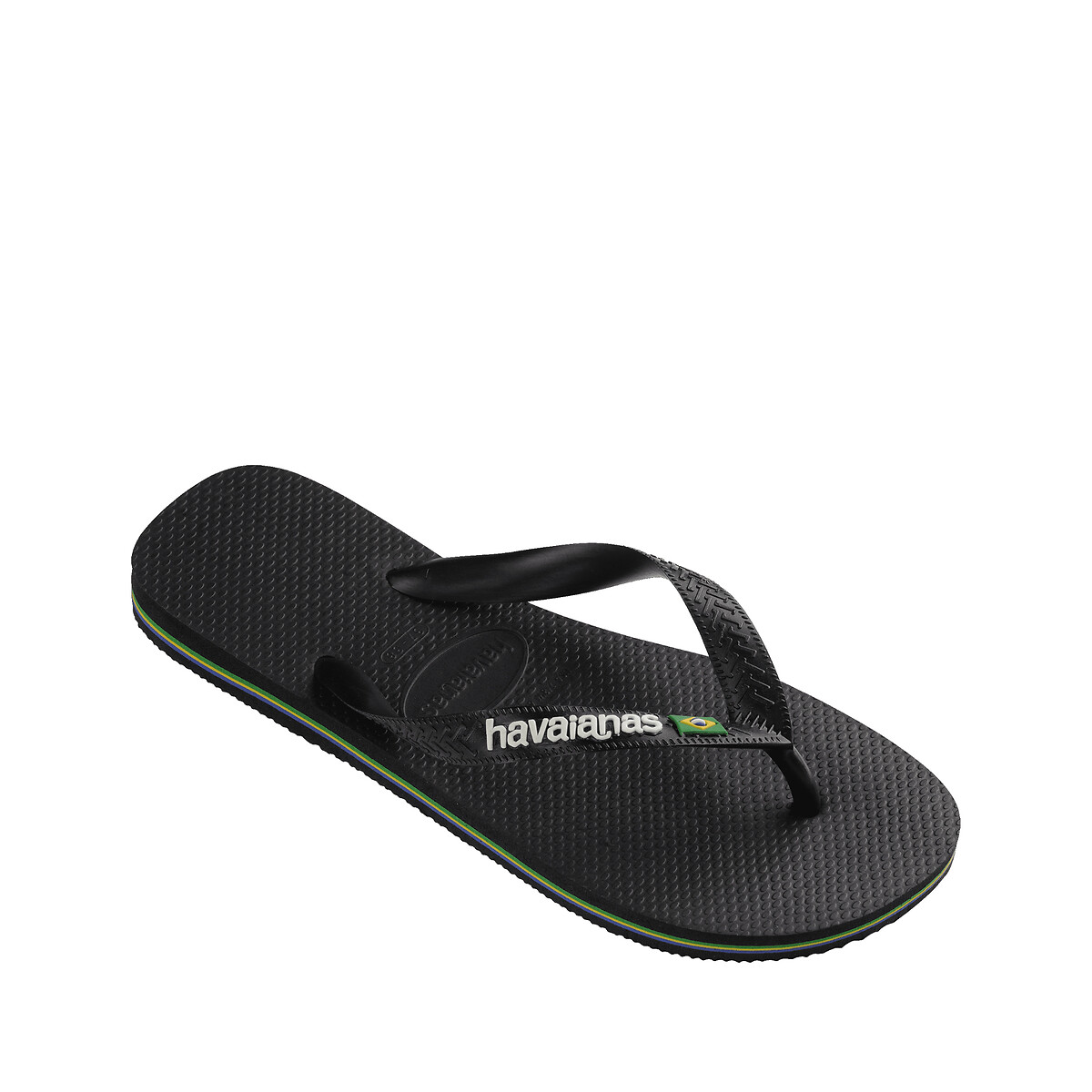Tongs Brazil Logo noir, HAVAIANAS