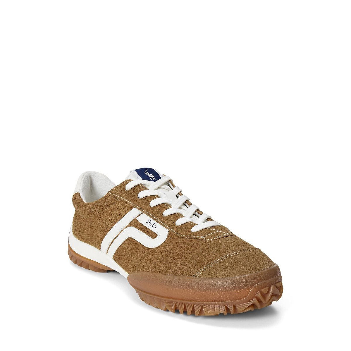 Baskets en cuir Tread Low camel, POLO RALPH LAUREN