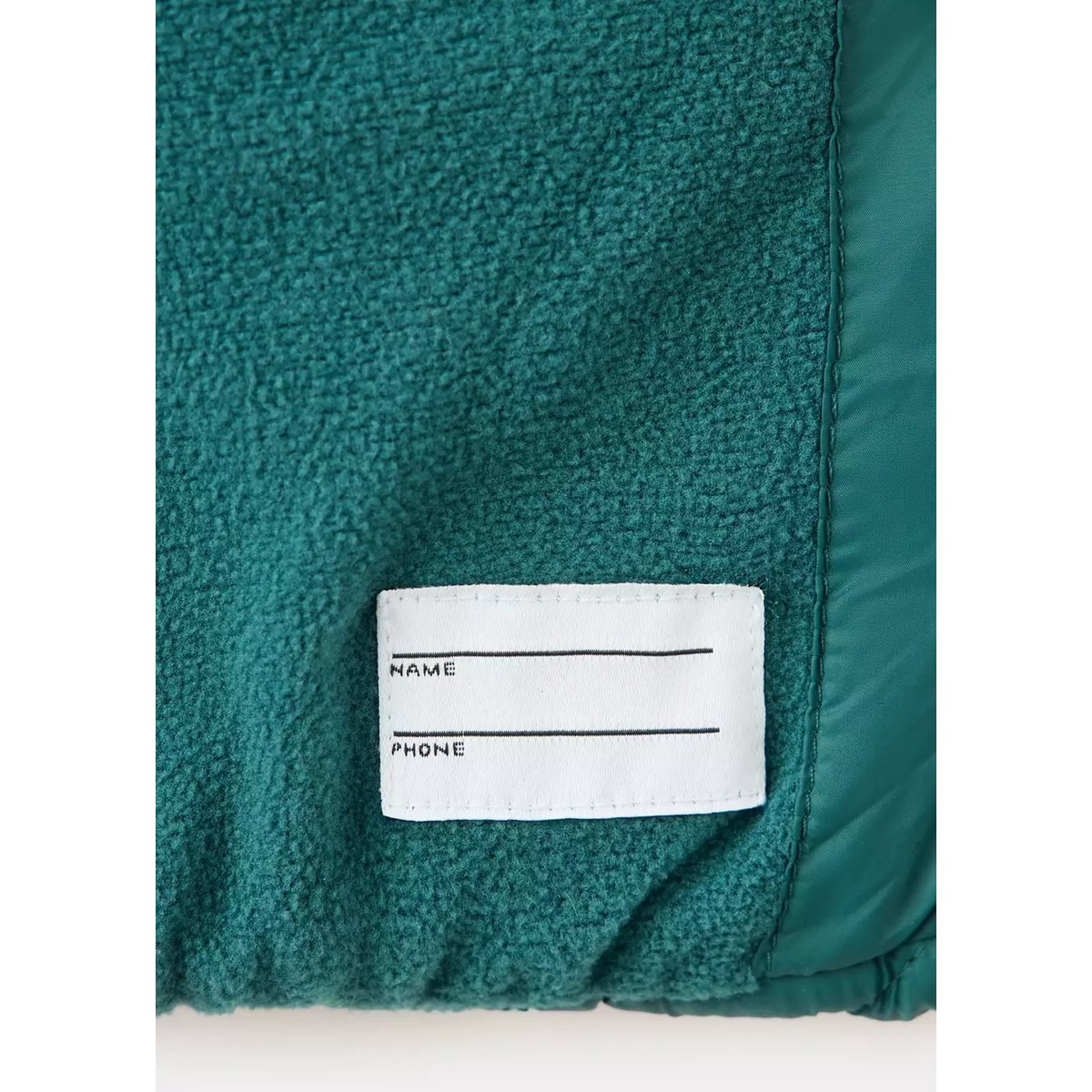 Anorak matelassé à capuche vert forêt, MANGO BABY