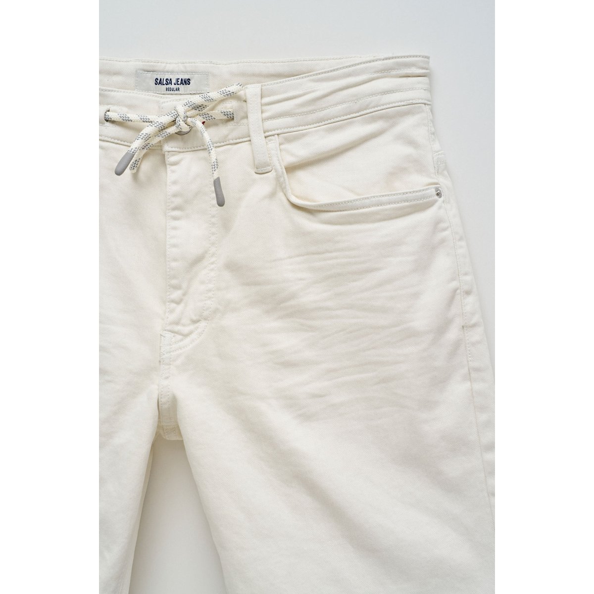 SHORT EN DENIM COLORÉ S-ACTIV ecru, SALSA JEANS