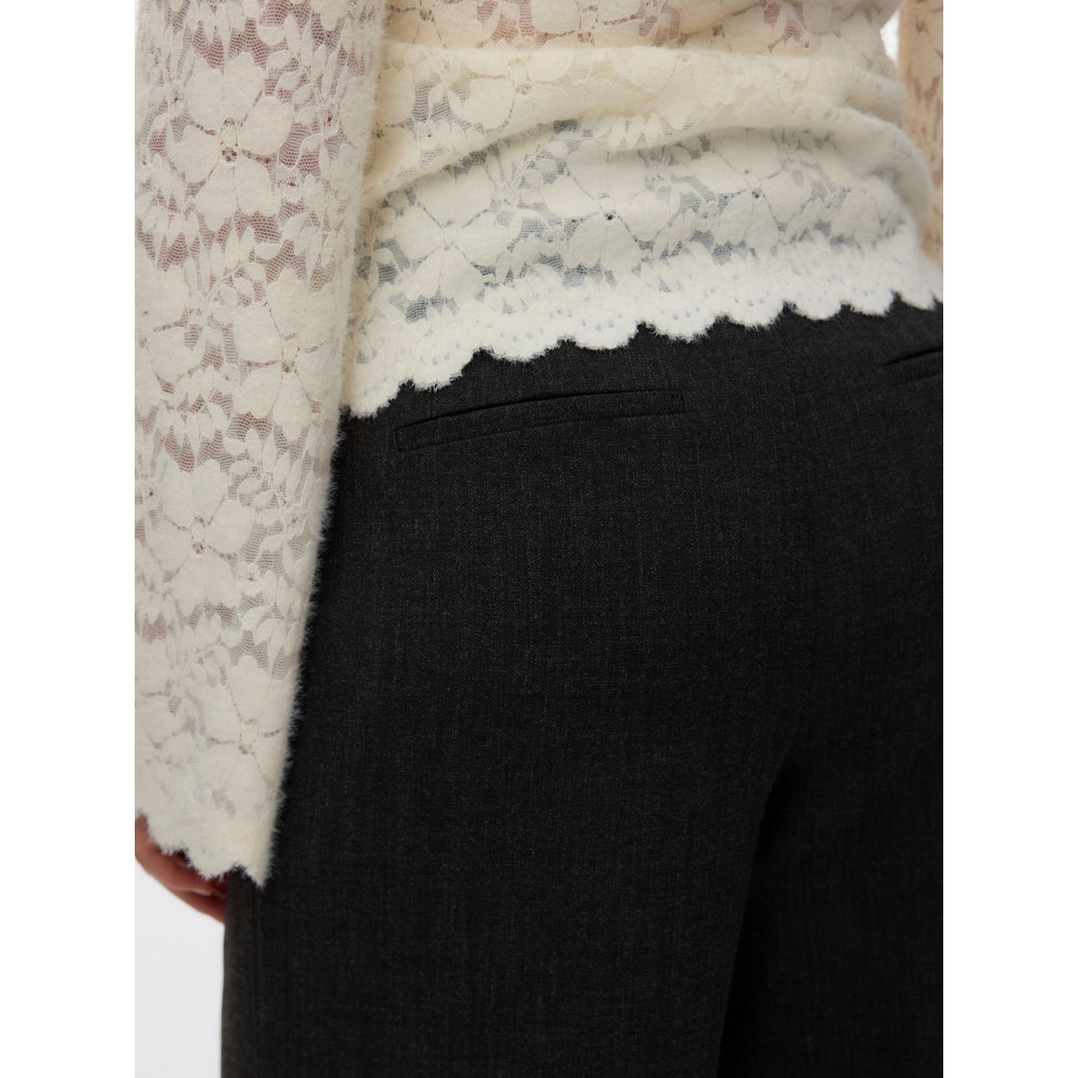 Pantalon dark grey melange, VERO MODA
