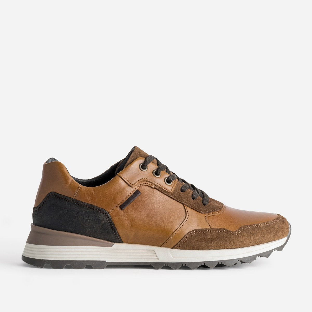 Basket en cuir PIERRINO cognac, ERAM