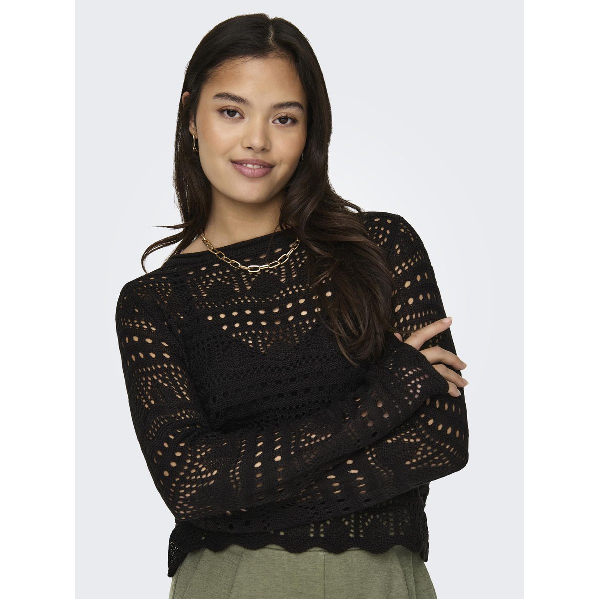 Pull En Maille black 1, JDY