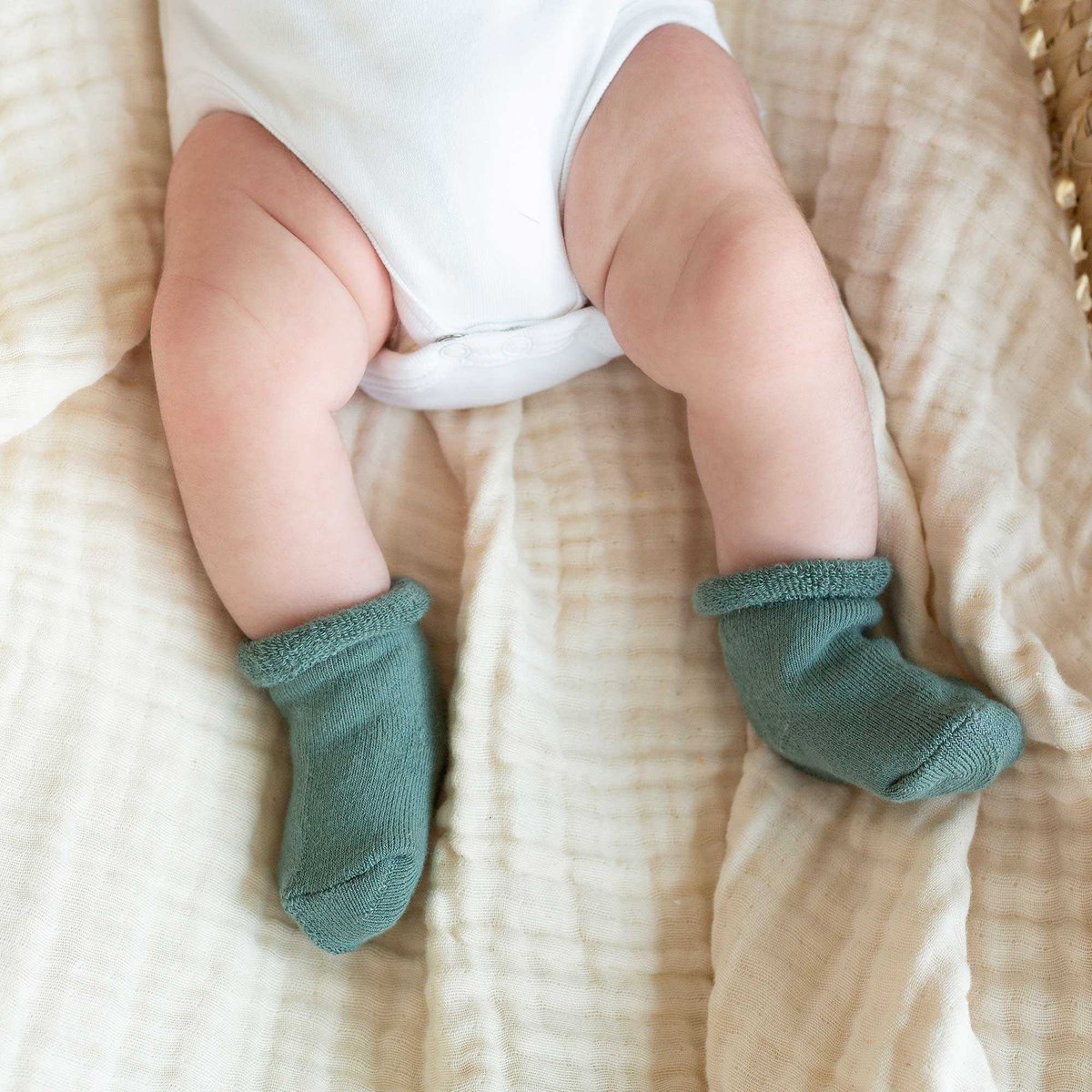 Lot de 3 paires de chaussettes - 0/6 Mois #cce8d2, TROIS KILOS SEPT