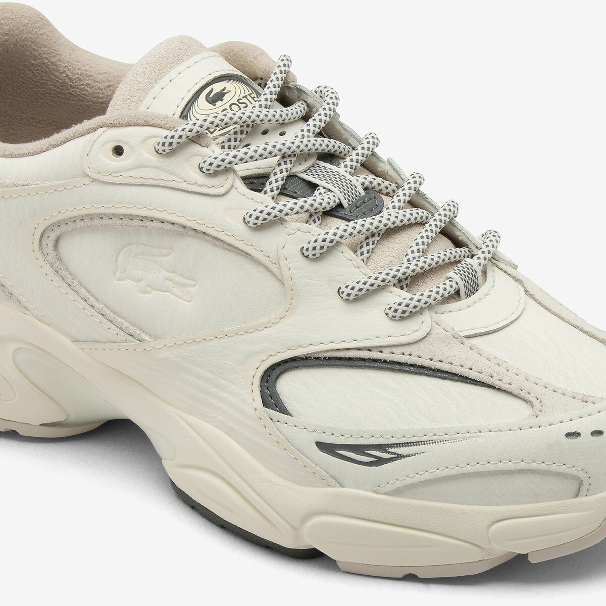 Sneakers Storm 96 2K femme en cuir blanc-18c, LACOSTE