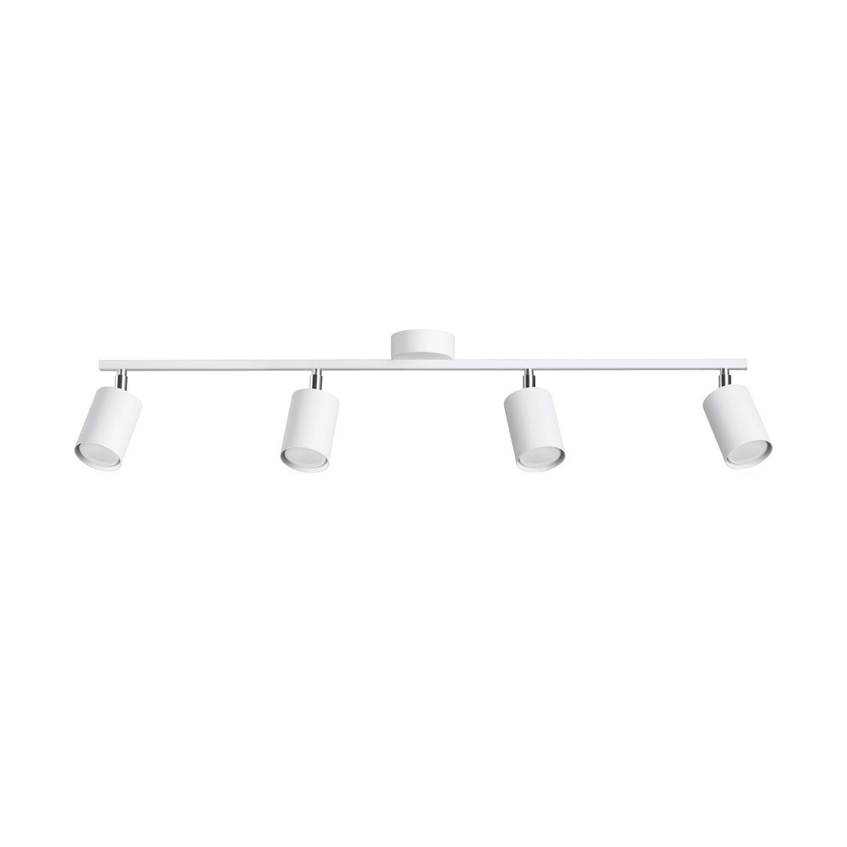 Plafonnier Acier Blanc GU10 4 Lemmi blanc, EDEN